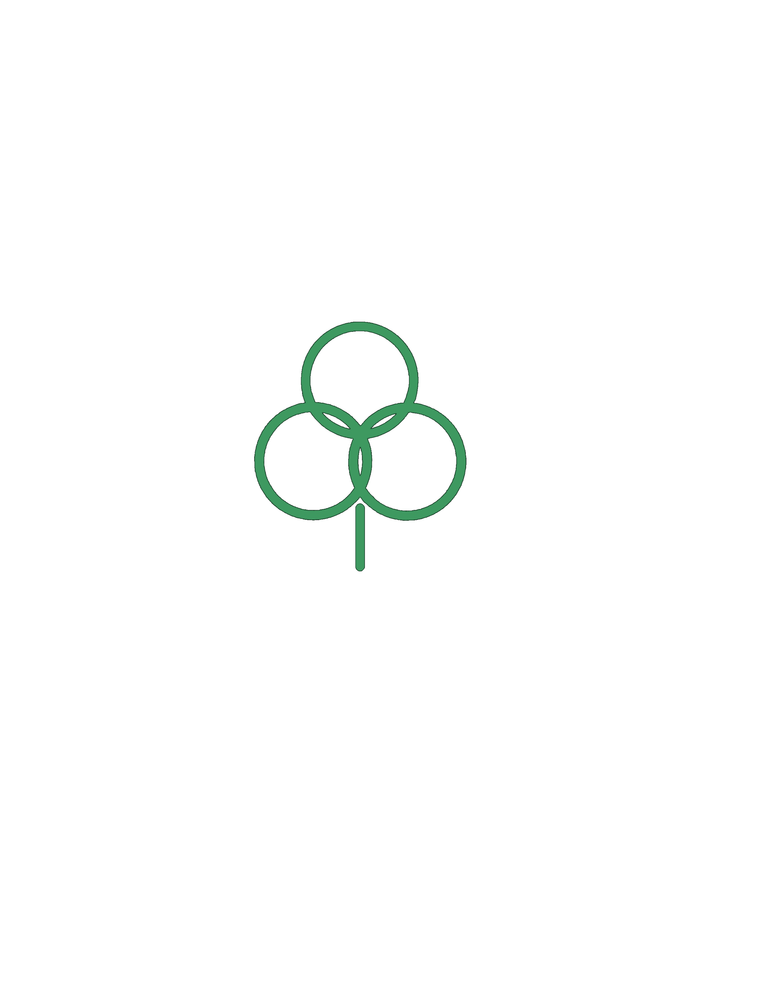 Black Shamrock Tattoo